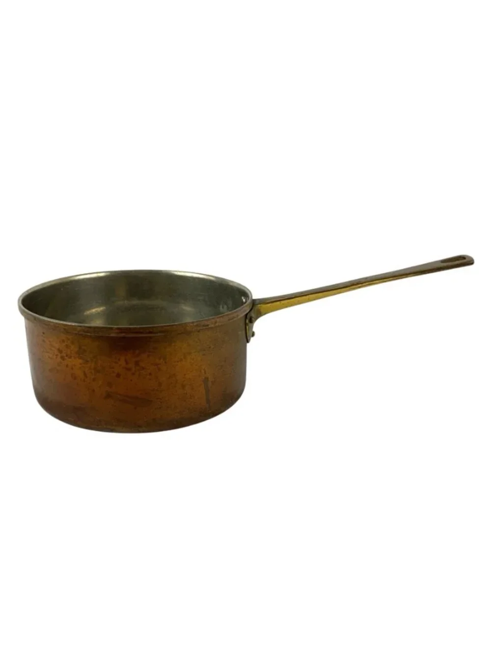 ODI Copper Saucepan 1.5 Qt Brass Handle Made in Portugal